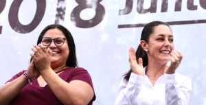 Citlalli Hernández y Claudia Sheinbaum