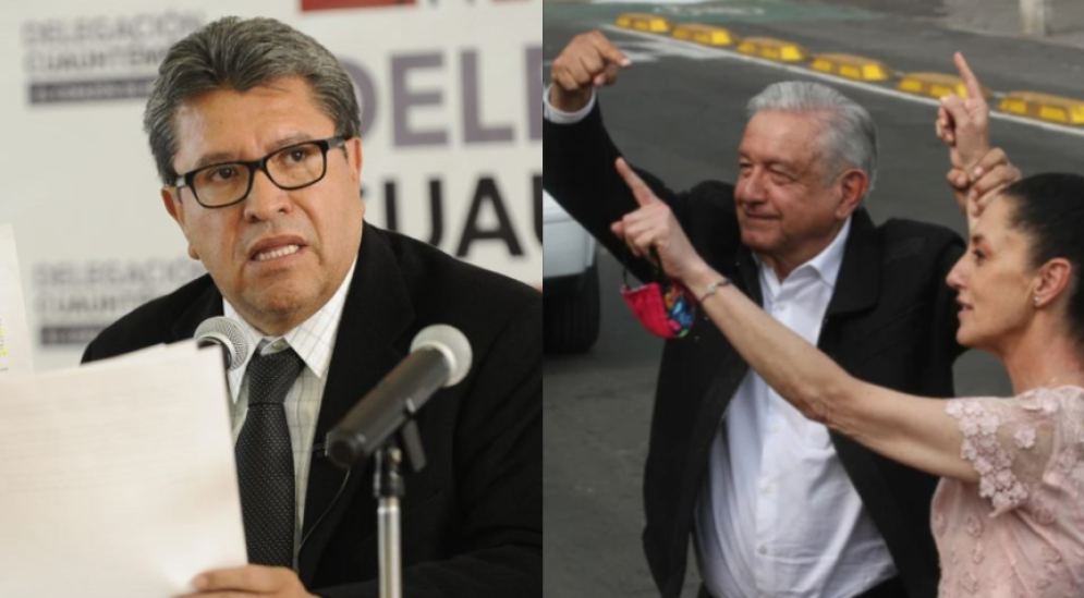 Monreal sobre foto de AMLO levantando la mano a Sheinbaum: no me autoengaño, es una lucha difícil