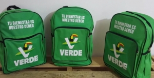 Mochilas del Partido Verde