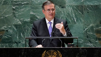 Ebrard pide ante la ONU levantar el bloqueo a Cuba