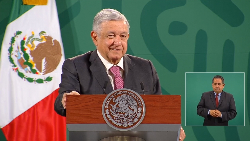 AMLO en conferencia de prensa