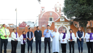 Concluye mejoramiento de imagen en templo de San Antonio y Fachadas de Barrios