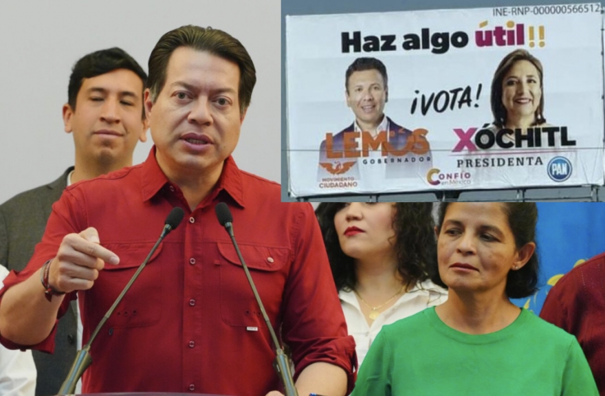 Mario Delgado acusa colusión del “PRIAN” con Movimiento Ciudadano en Jalisco por espectaculares de voto diferenciado