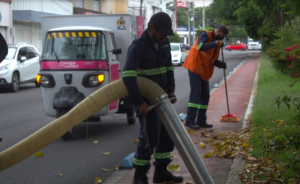 Dan mantenimiento a avenida y ciclopista de la 14 Sur