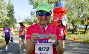 Lilia Cedillo Ramírez participó en la Carrera por la Mujer “Puebla te quiere libre”