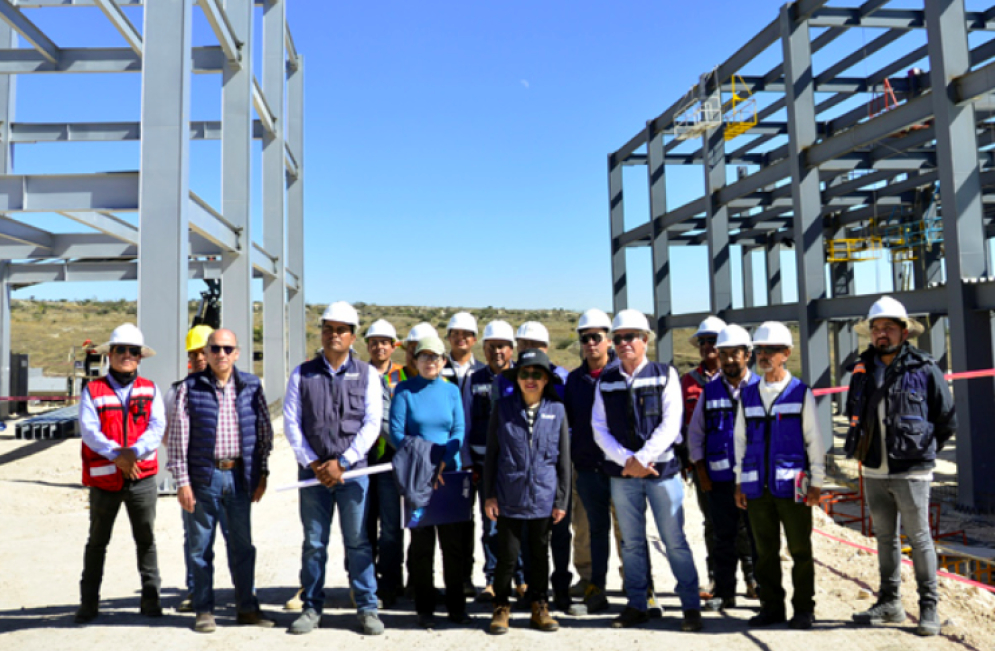 Lilia Cedillo supervisa avance de obra en CU2