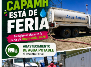 CAPAMH abastece de agua al recinto ferial