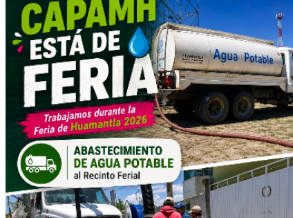 CAPAMH abastece de agua al recinto ferial
