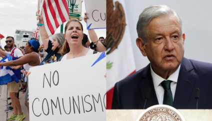 Oposición cubana en Miami responde a AMLO: se equivoca, en Cuba todavía hay una dictadura