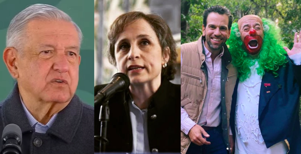 AMLO llama a Brozo, a Loret y a Carmen Aristegui a votar en contra en la revocación de mandato