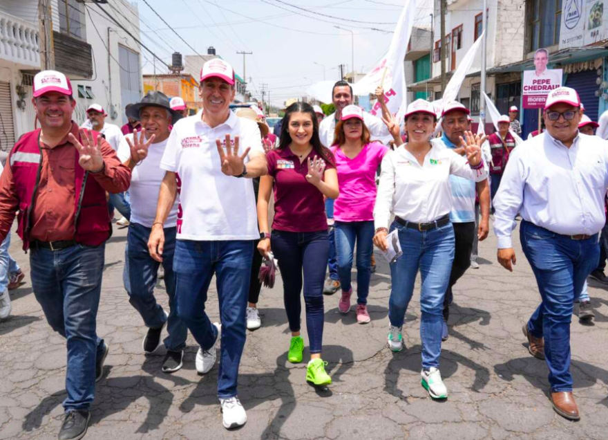 Pepe Chedraui visita la junta auxiliar de la Libertad