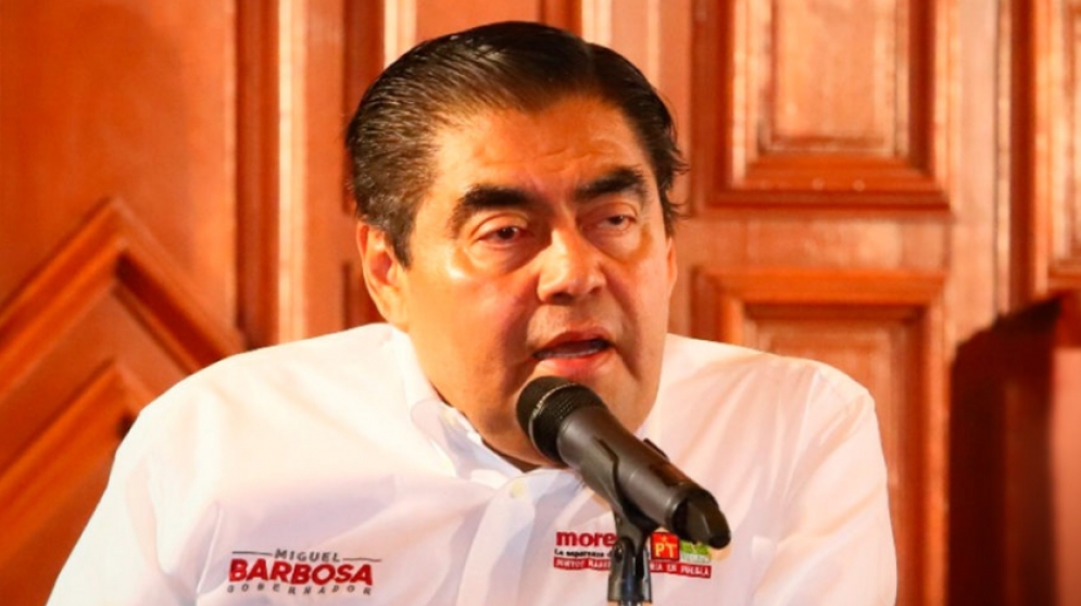 Miguel Barbosa, gobernador de Puebla