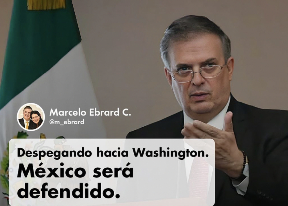 No permitiremos que Estados Unidos atropelle a México, advierte Ebrard desde Washington