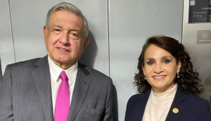 Andrés Manuel López Obrador y Dolores Padierna 