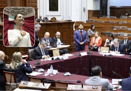Comisión en el Congreso de Perú aprueba declarar a Sheinbaum como persona non grata