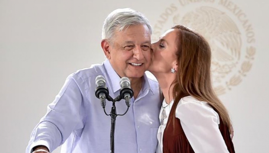 AMLO y Beatriz Gutiérrez
