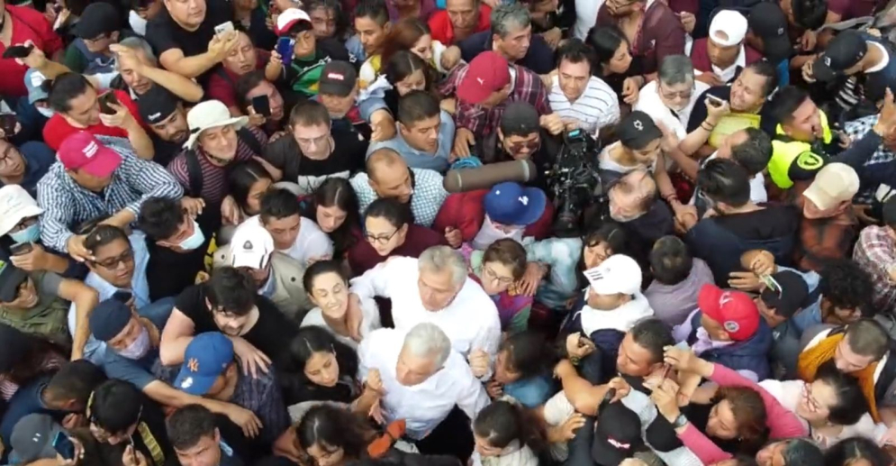 AMLO se dice agradecido con la gente que asistió a la marcha, &quot;no son malagradecidos&quot;