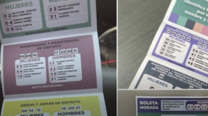 INE reprueba uso de acordeones para la elección judicial morenista y dicta medidas cautelares