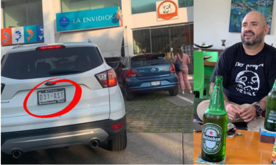 Uso irregular de un vehículo oficial de Infonavit