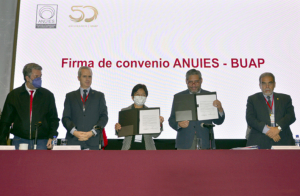 BUAP y ANUIES firman convenio de colaboración en beneficio de profesores de tiempo parcial en las IES